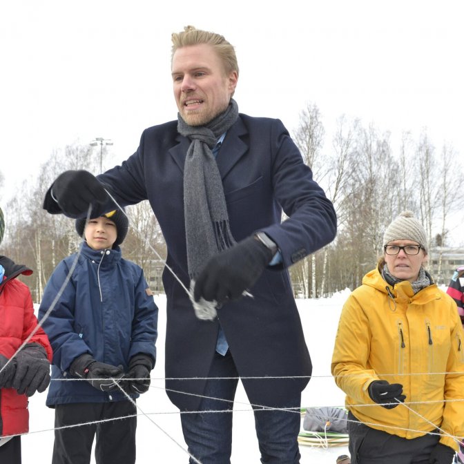 Eleverna har tagit miljötänket till "next level", säger Sean Bergheim.